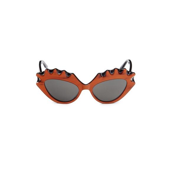 GUCCI 52MM Cat Eye Sunglasses in Orange - Picture 5 of 5